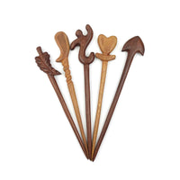 Piques à cheveux en bois - Collection Mira
