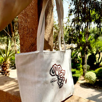 Cabas African Tribal off white