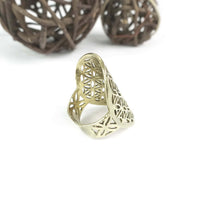 Flower of life ring